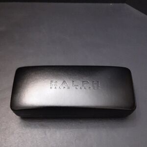 Ralph Lauren Women's Rectangular Black Sunglasses Case.